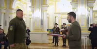Zelensky presents Zaluzhny with the Order of the Golden Star