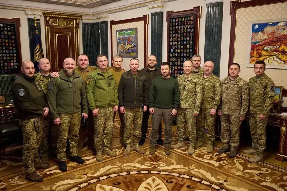 Зеленский провел совещание с обновленным составом командования Вооруженными силами Украины
