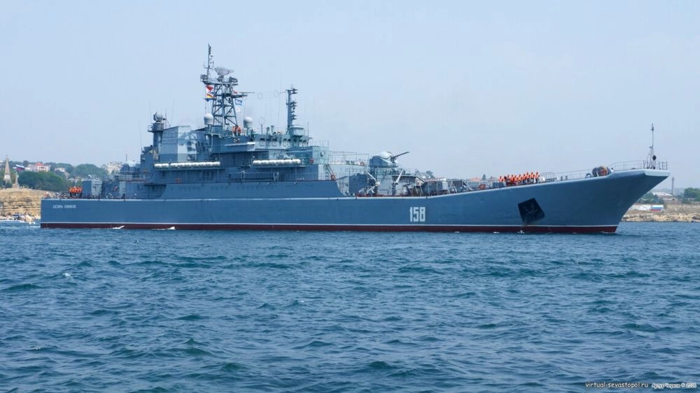 The General Staff of the Armed Forces of Ukraine confirms the destruction of the Russian landing ship Caesar Kunikov