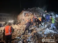 Missile strike on Velykyi Burluk: two people killed, four more may be under the rubble
