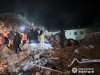 Russian missile attack on Velykyi Burluk: four people rescued from the rubble