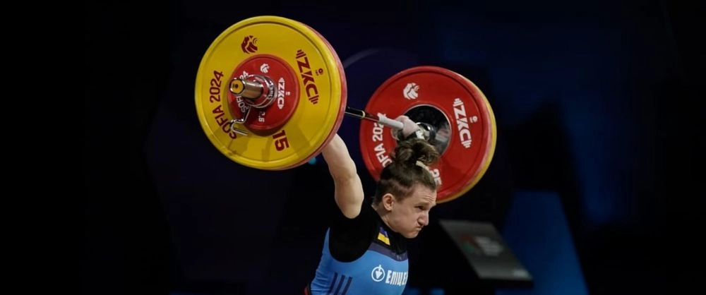 Ukrainian weightlifter Kamila Konotop becomes absolute European champion for the third time
