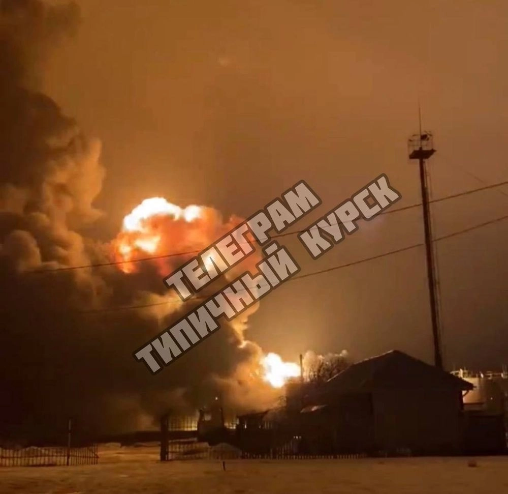У Курську палає нафтобаза – росія заявила про влучання українського БПЛА