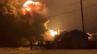 ГУР атакувало нафтобазу "Польова" у курській області рф  
