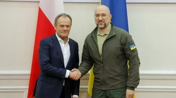 prime-ministers-of-ukraine-and-poland-discuss-the-situation-on-the-border-shmyhal-suggested-that-tusk-find-a-solution