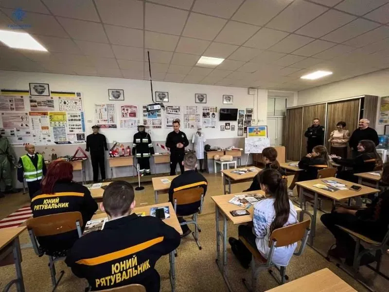 Safety Classes for schoolchildren opened in Kyiv region