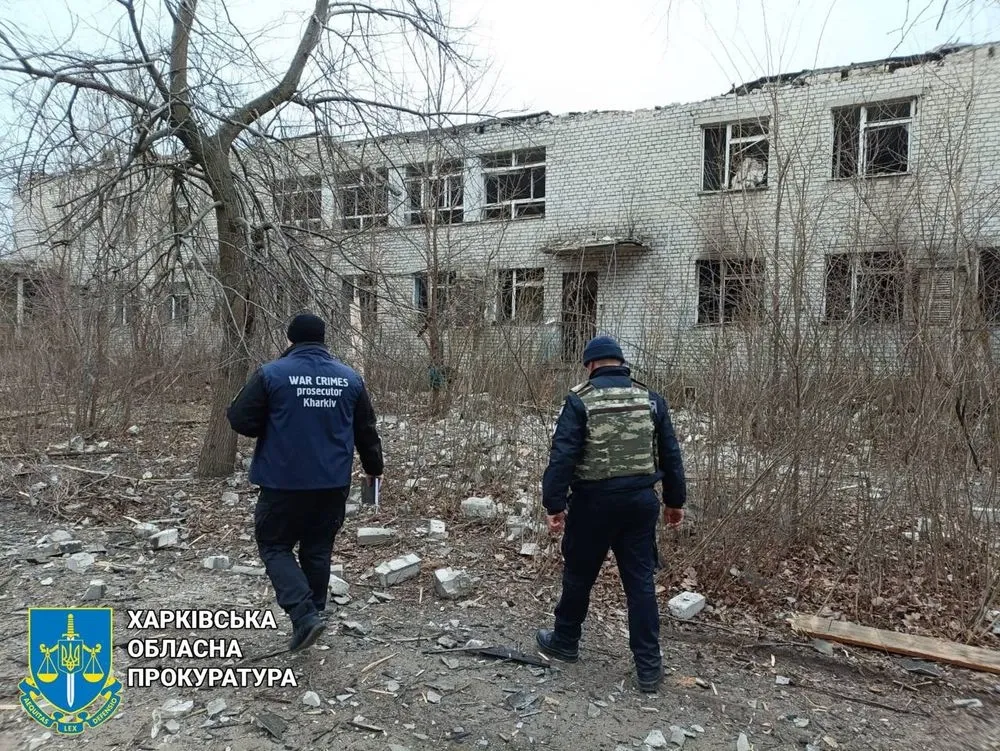 Occupants shelled a village in Kharkiv region: buildings of kindergartens and the central hospital were damaged