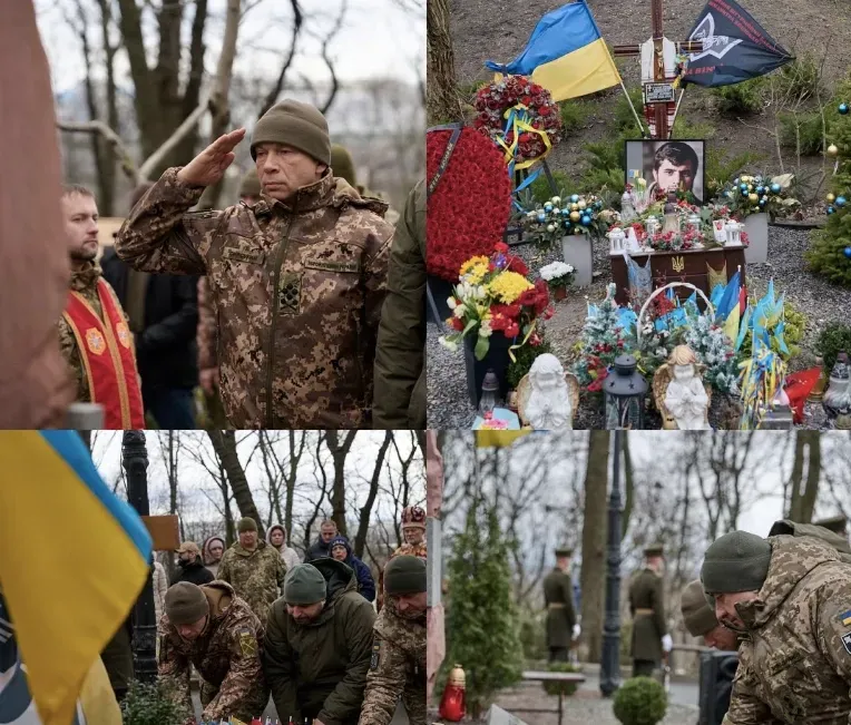 Сырский с Умеровым и Баргилевичем почтили бойцов, погибших в районе Дебальцево в 2015 году