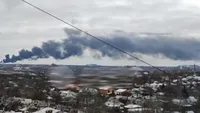 "Cotton" in Makiivka: oil depot on fire