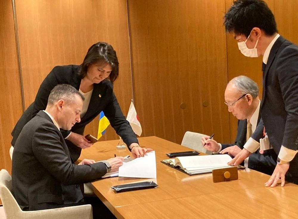 Ukraine and Japan sign double taxation avoidance agreement