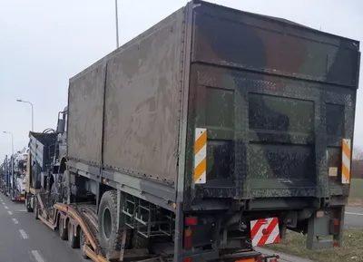 Military trucks stuck on the border due to Polish protests - media