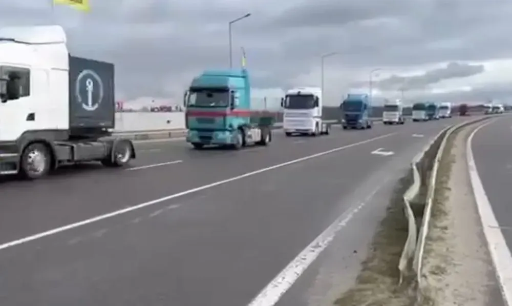 Ukrainian carriers start a protest on the border with Poland: they will protest at three checkpoints
