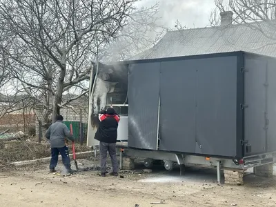 Enemy drone attacks mobile medical unit in Kherson region