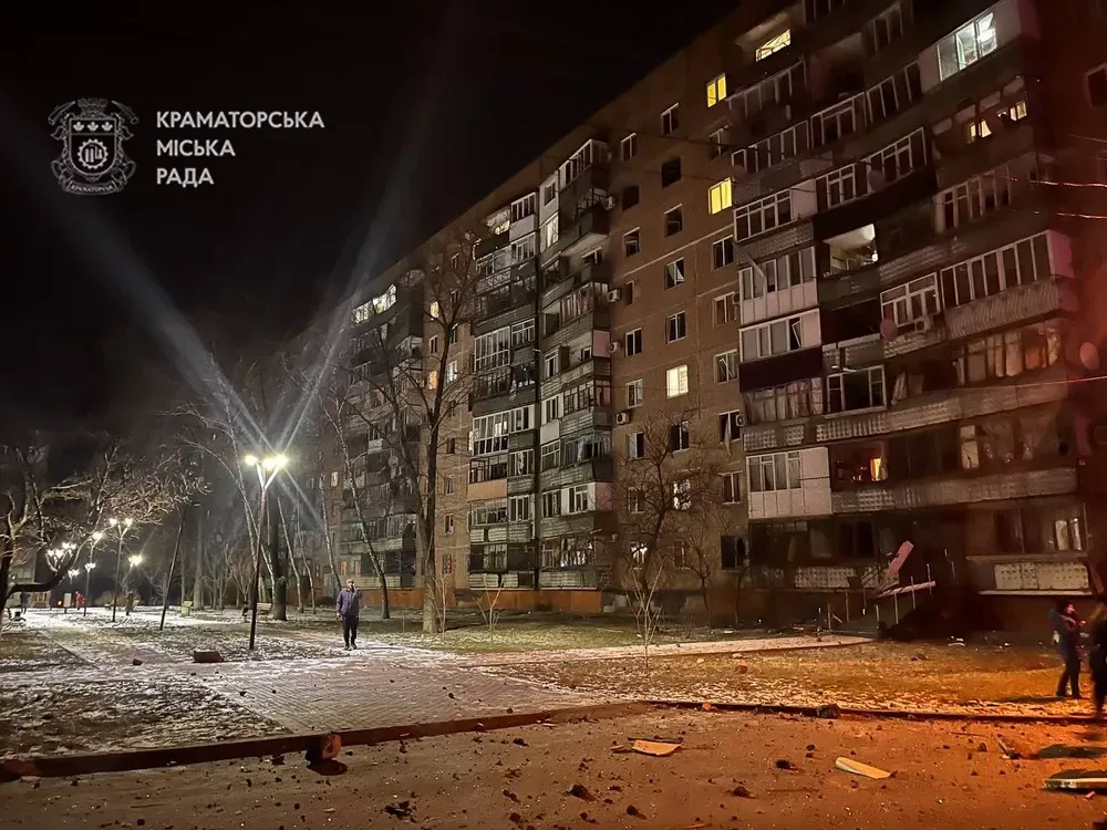 Missile strike on Kramatorsk: 8 injured, one more person may be under the rubble