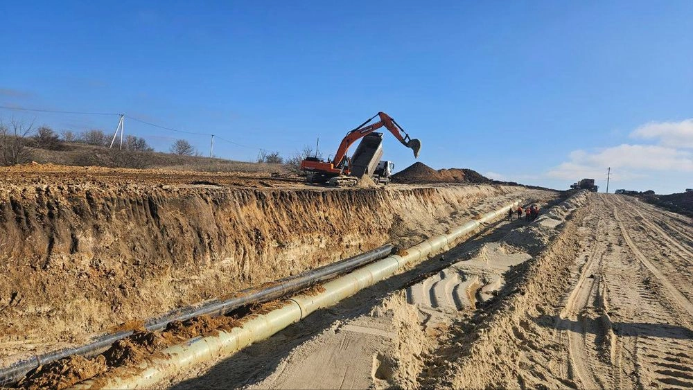 Construction of water pipeline in Dnipropetrovs'k region at the final stage of readiness - Ministry of Infrastructure