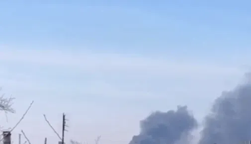 Oil depot on fire in occupied Shakhtarsk, Donetsk region - media