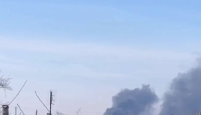 Oil depot on fire in occupied Shakhtarsk, Donetsk region - media