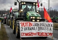 Faces up to five years in prison: in Poland, a farmer was accused of incitement to war for pro-Russian inscriptions on a tractor