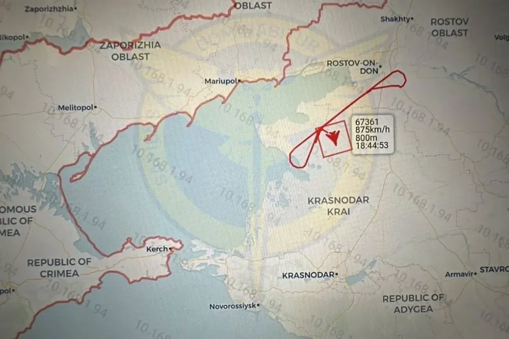 Downing of the Russian A-50: Intelligence reports details and shows the route of the last flight