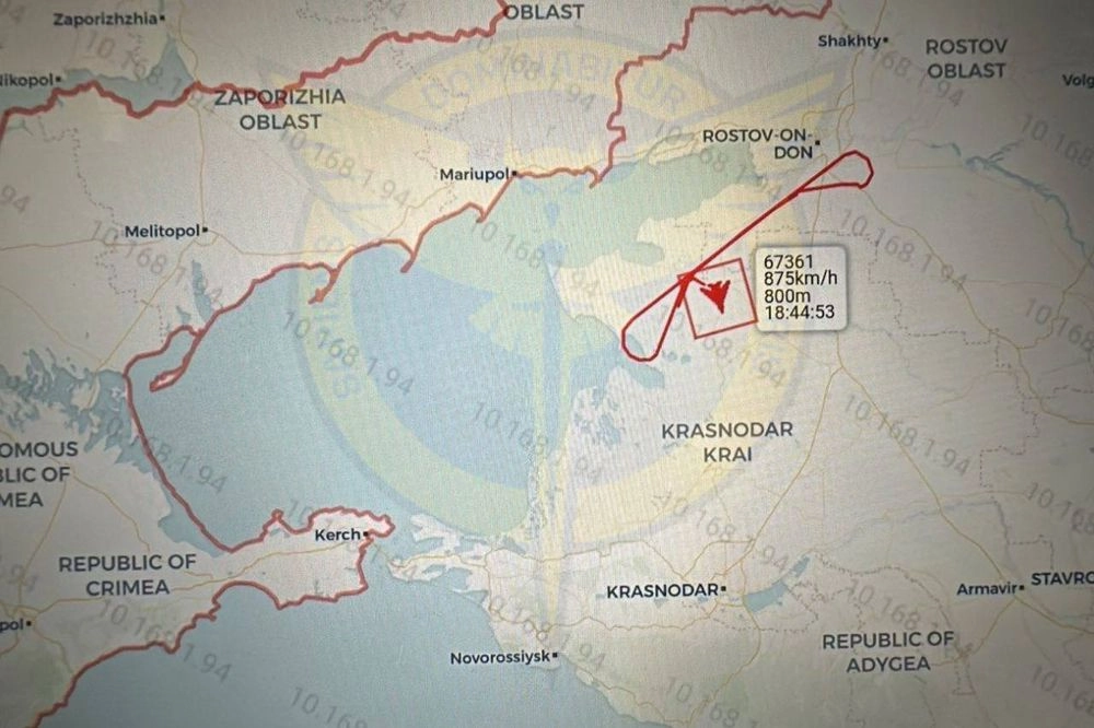 Збиття російського А-50: у розвідці повідомили деталі та показали маршрут останнього польоту