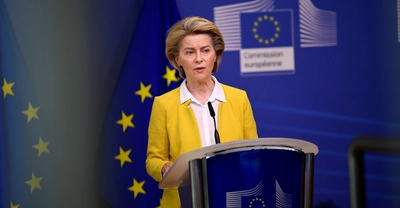 Президентка Єврокомісії запевнила, що Європа буде допомагати Україні стільки, скільки буде потрібно
