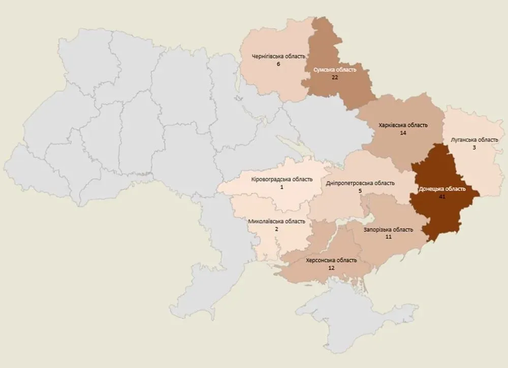 Армия рф за сутки атаковала более 100 объектов инфраструктуры в 10 областях Украины - отчет