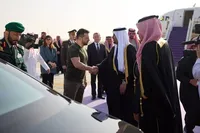 Zelensky arrived in Saudi Arabia