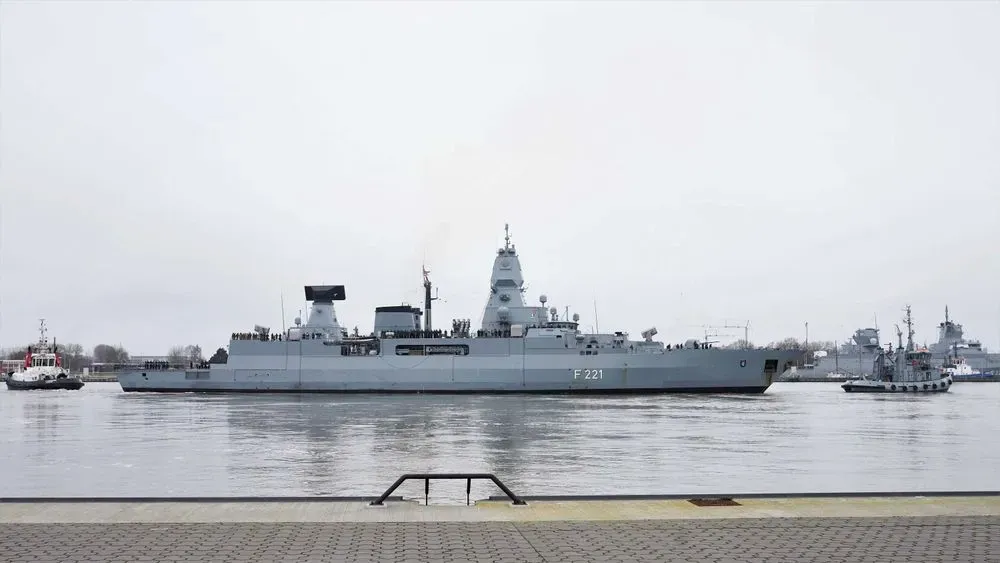 German frigate repels first Houthi attack in the Red Sea