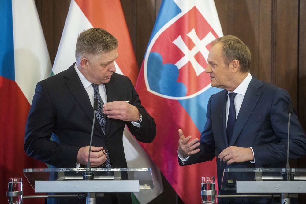 Tusk criticized Fico for his position on Ukraine:  "Guess where the border with Russia would be without our help"