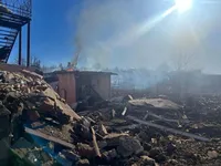 Поврежденные жилые дома и церковь: в ОВА показали последствия российских ударов КАБами по Купянску