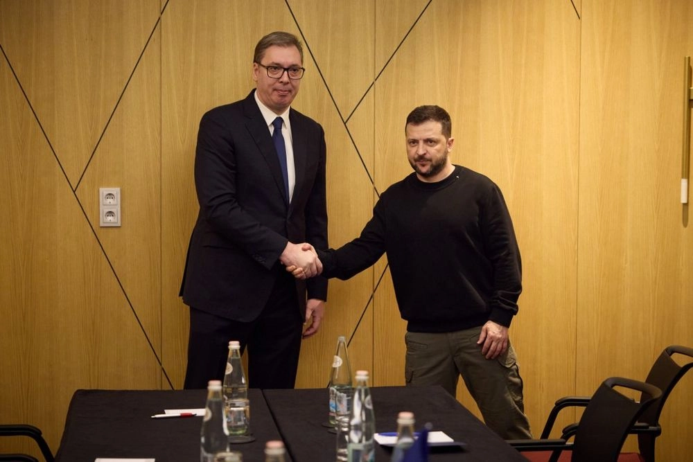 Zelenskyy thanked Serbian President Vucic for sheltering Ukrainians and supporting the Peace Formula