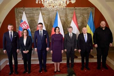 Стефанчук на саммите "Вышеградской четверки" призвал к поддержке Украины в отпоре российской агрессии