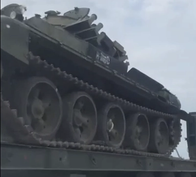 Guerrillas find out the route of enemy tanks in Crimea