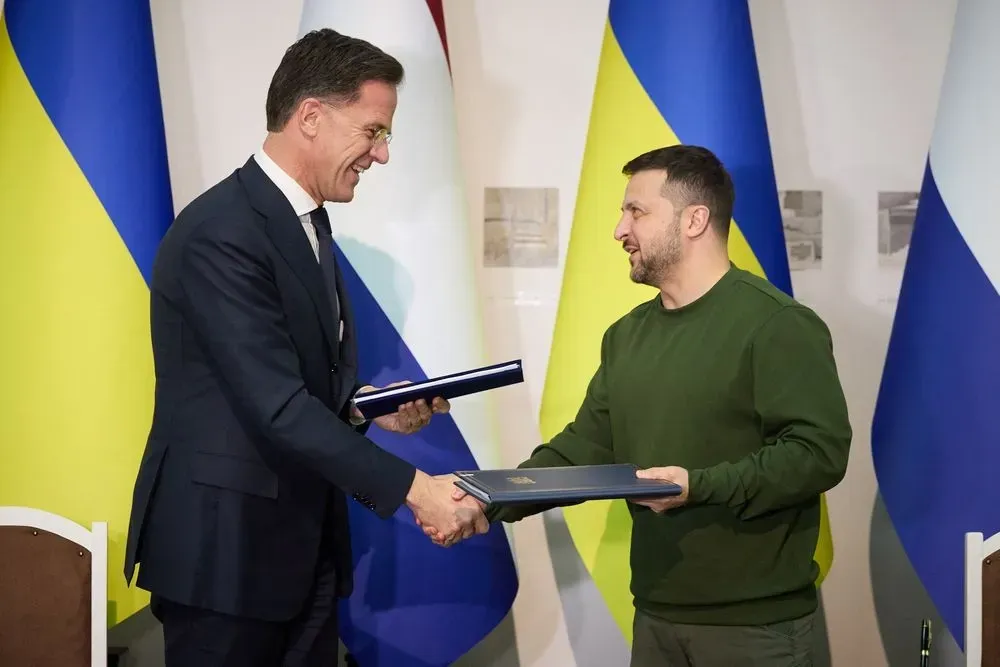 Україна підписала двосторонню безпекову угоду з Нідерландами - Зеленський