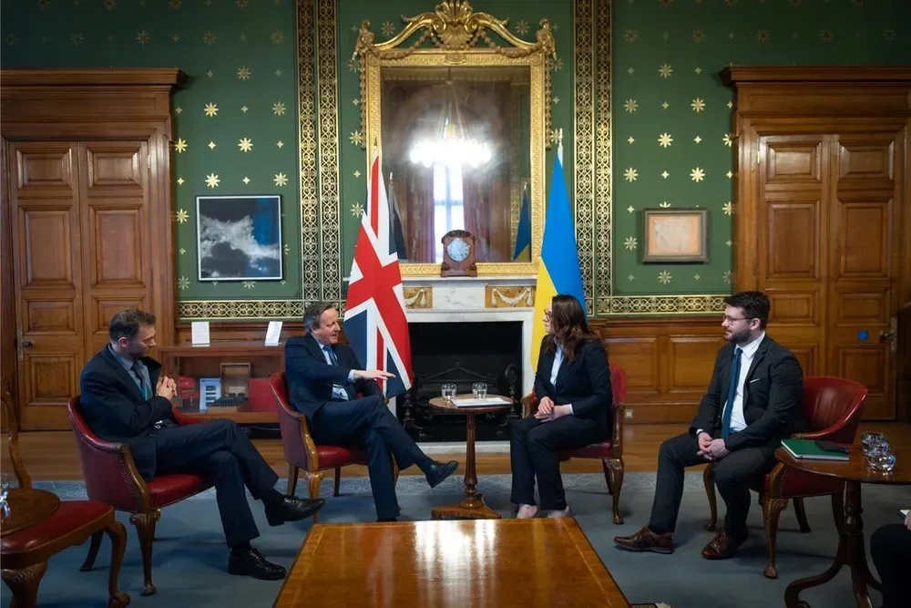 Svyrydenko discusses strengthening cooperation with British Foreign Secretary