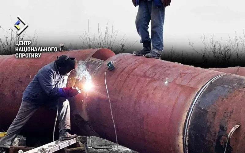 russians-cut-water-pipes-for-scrap-in-occupied-donetsk-region-national-resistance-center