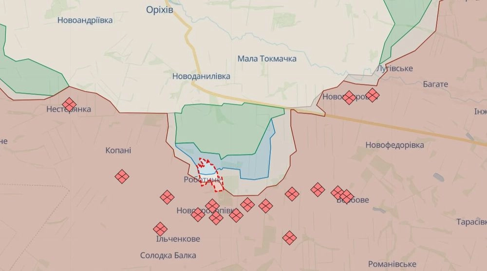 Robotyne under effective fire control of Ukrainian Armed Forces - Likhoviy