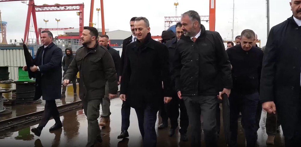 In Turkey, Zelensky personally visited factories building corvettes for the Ukrainian Navy