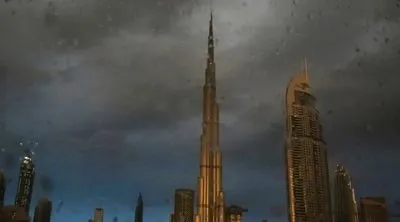 UAE covered with showers and thunderstorms