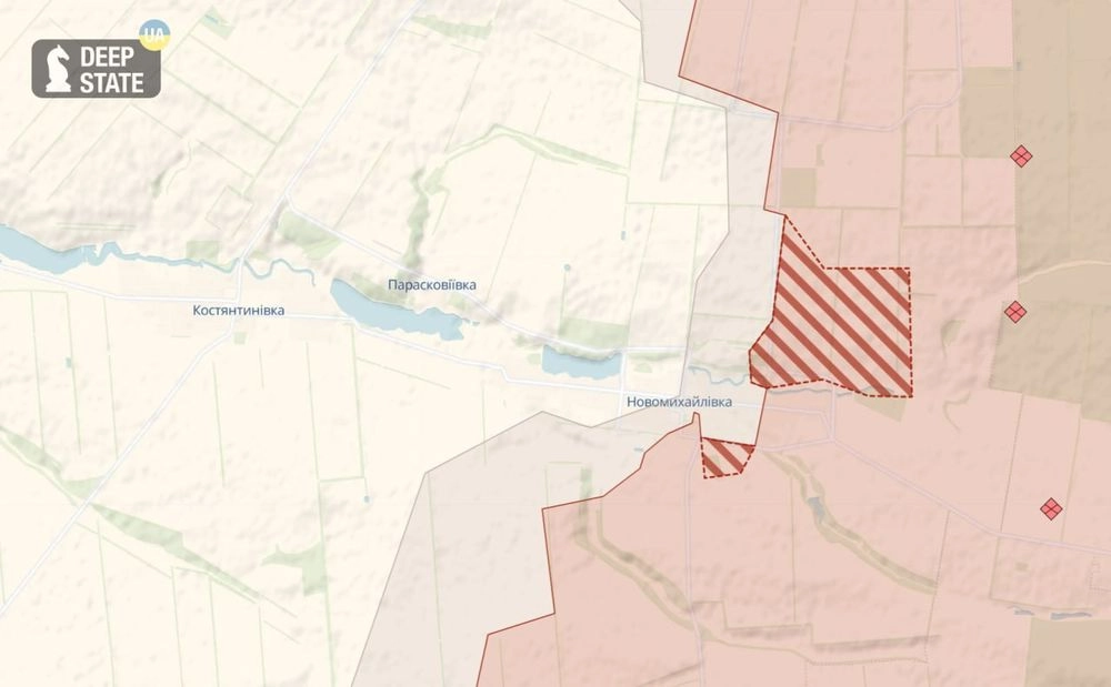 Occupants advance in Novomykhailivka, Orlivka, Pervomaiske and east of Terny - DeepState