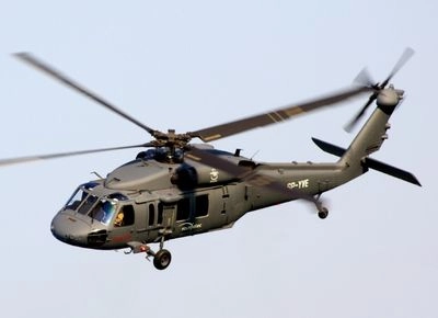 Military helicopter crashes in Japan