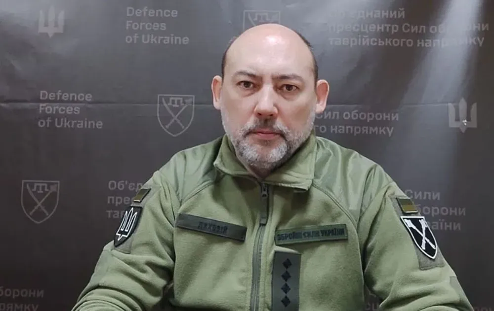 Lykhoviy resigns as spokesman for the Tavria unit