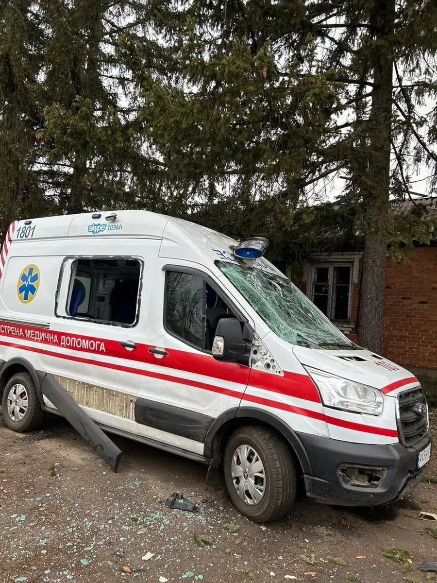 in-kharkiv-region-russian-proxies-shelled-a-temporary-ambulance-station-there-are-wounded