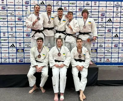 Ukraine's judo team wins 11 awards at the European Cup in Latvia