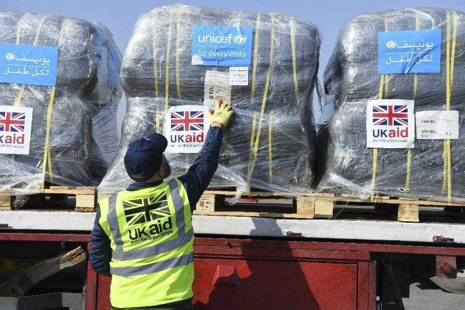 UK sends over 2,000 tons of food aid to Gaza