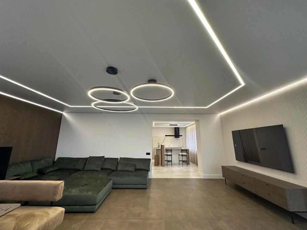 Stretch ceiling and everything about its use in a residential area