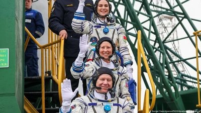 В останній момент: на Байконурі скасували запуск до МКС корабля із трьома космонавтами