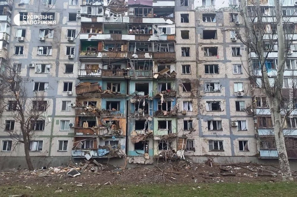 7 houses destroyed in Zaporizhzhia, 35 more damaged