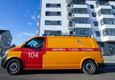 The emergency gas service line 104 is not working in Kharkiv