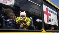 Children are forcibly evacuated from three more settlements in Sumy region